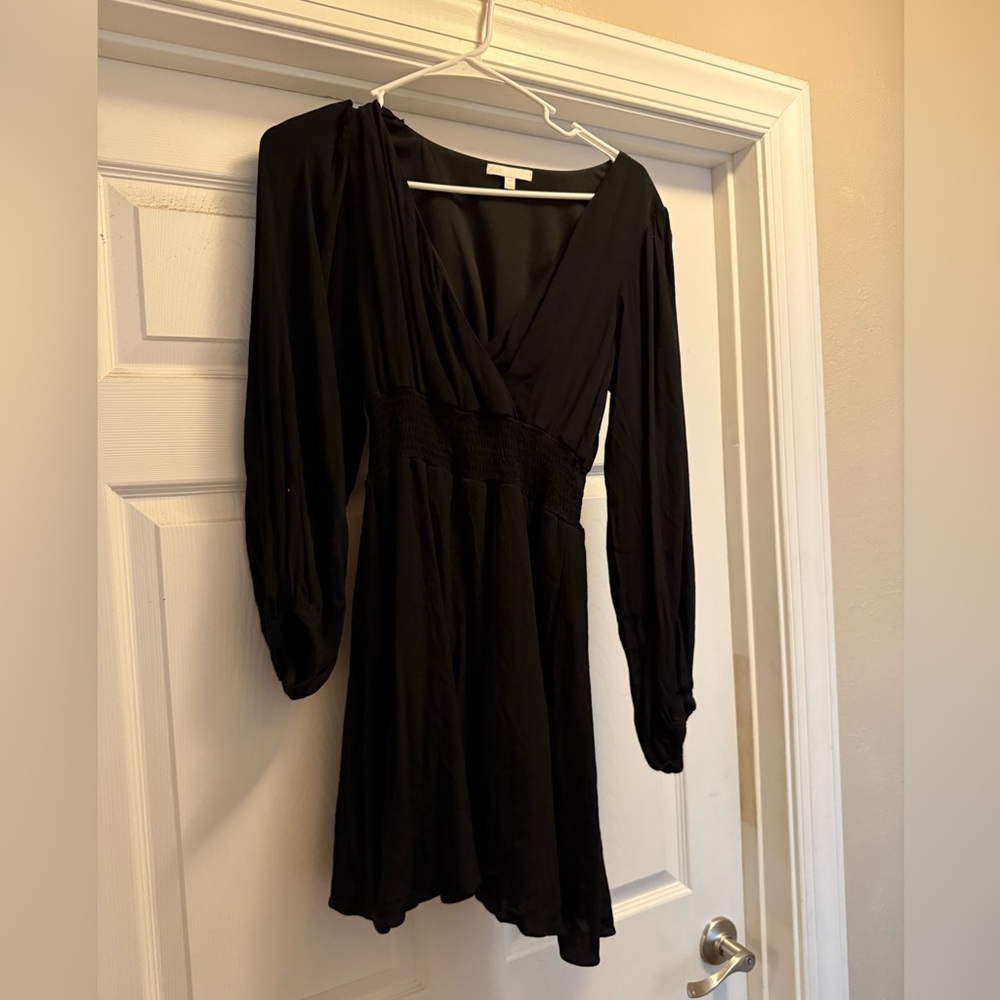 Gianni Bini Black Long Sleeve Dress